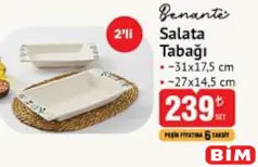 BENANTE SALATA TABAĞI 2'Lİ